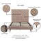 Manhattan Comfort Crosby Full- Size Bed in Nude BD009-FL-ND - alternate 3